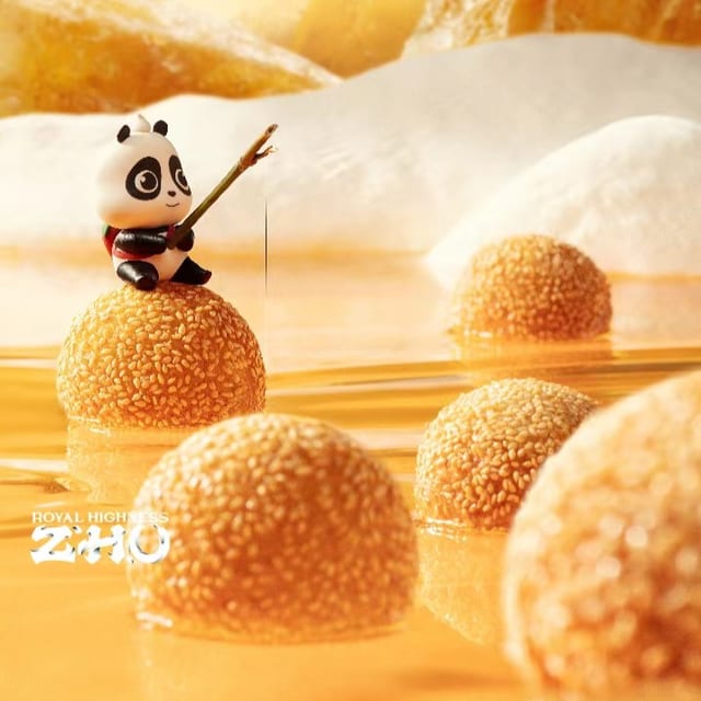 Crunchy Sesame Balls (ChengDu) 在成都的三个小闷墩儿.