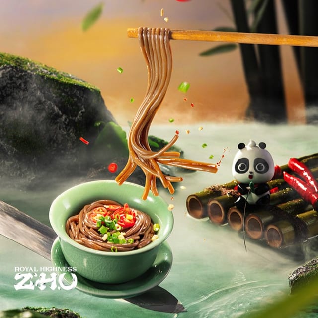 Hot & Sour Fern Root Noodles (ChengDu) 拐枣巷酸酸辣辣蕨根粉 (成都).