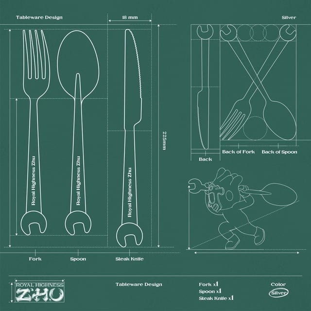 Explorer Treasure Knife Fork & Spoon Adventure 宝藏探险刀叉勺.