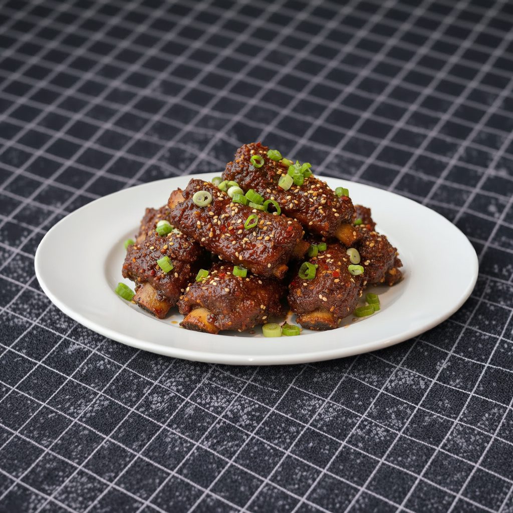 Fiery and Flavorful BBQ Pork Ribs (Chengdu) 抚琴社区市井烤排骨 (成都).