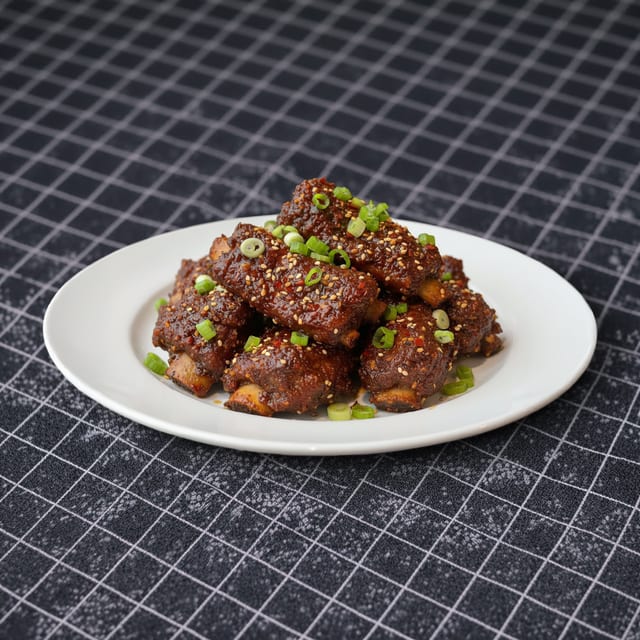 Fiery and Flavorful BBQ Pork Ribs (Chengdu) 抚琴社区市井烤排骨 (成都).